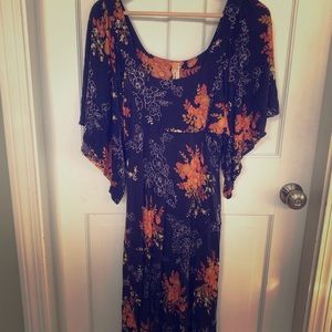 Anthropologie bohemian floral dress sz medium